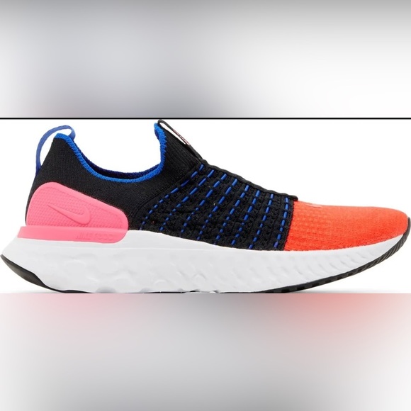 Womens Nike REACT PHANTOM RUN FLYKNIT 2 Running Shoes DX2354-001 with box - Picture 4 of 11